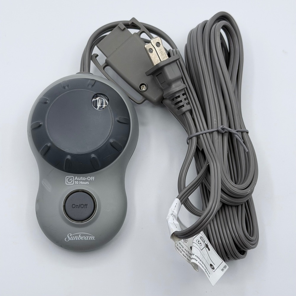 Sunbeam Heated Bedding Controller Style S85A Grey Auto-Off 10 Hours Replacement